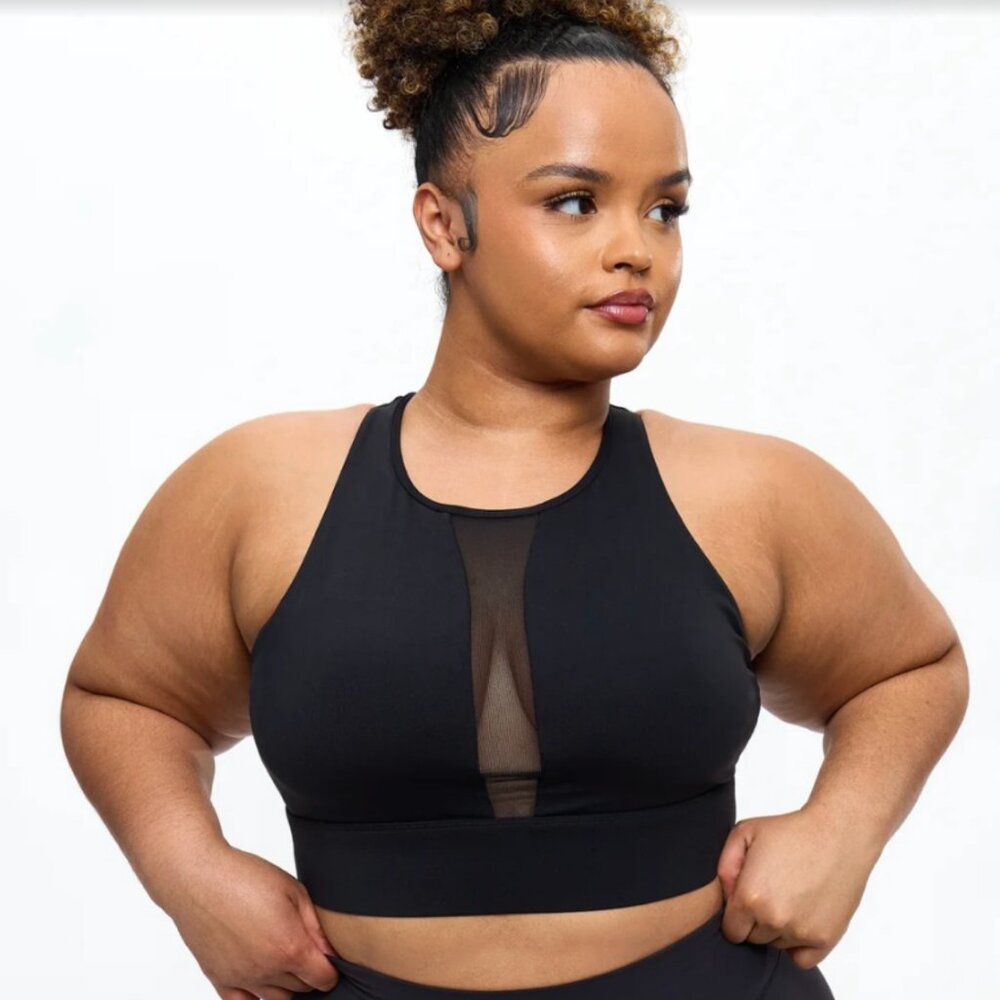 Buffbunny Airbrush Impact Sports Bra Black XXXL